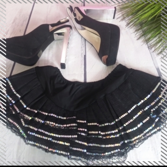 Black leg avenue micro tutu one size - Picture 4 of 9